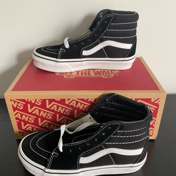 Vans Sk8-Hi Skate Shoe - Little Kid / Big Kid - Black - Picture 2 of 10